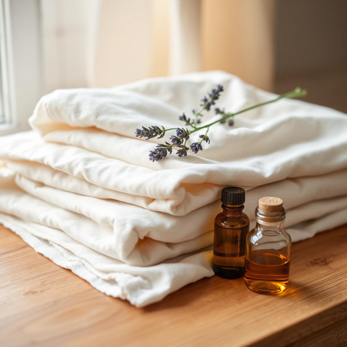 Folded linens